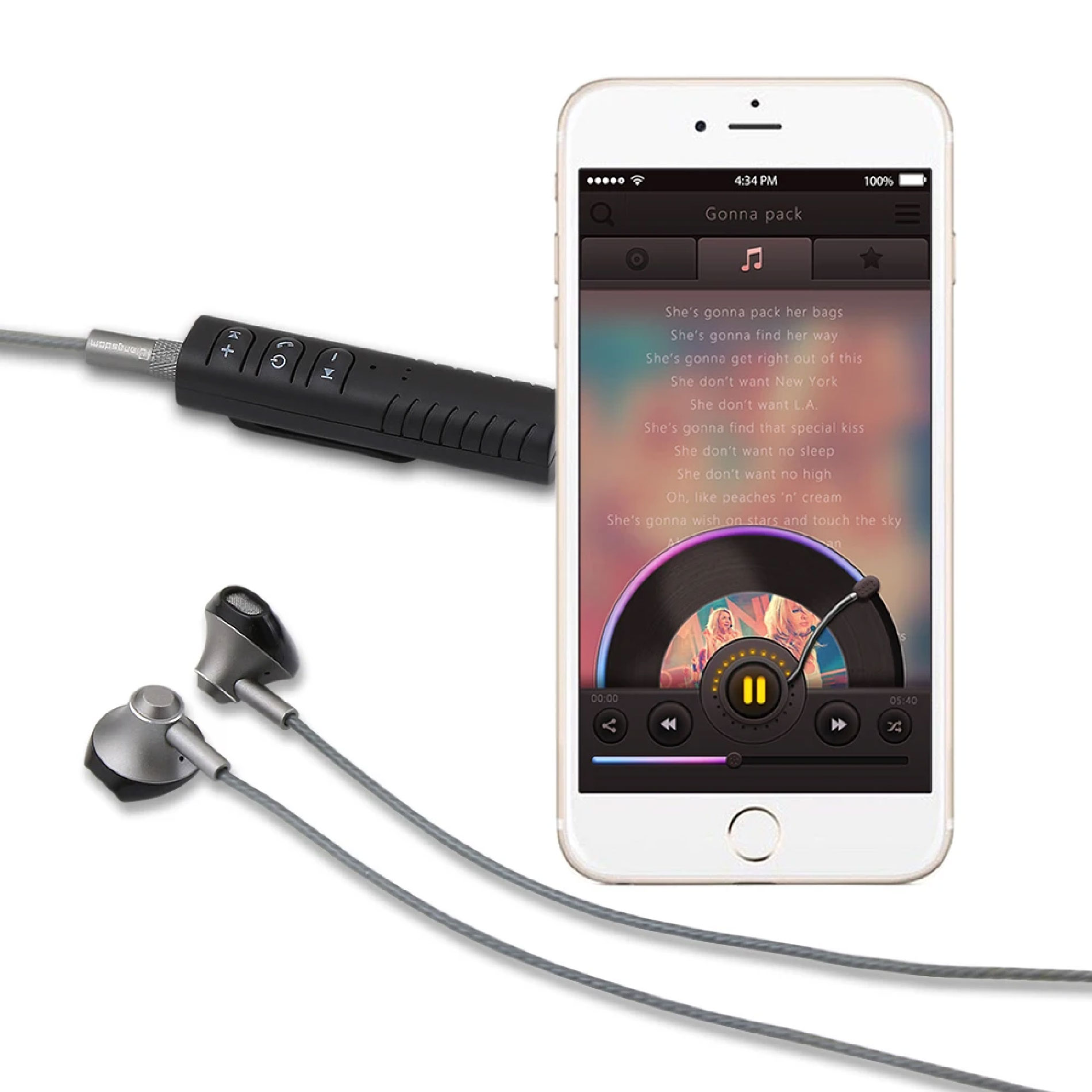 Miniatura 6 de Receptor Bluetooth Carro Audífono Aux